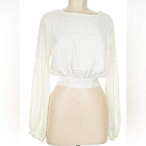 Chelsea & Violet Long Sleeve Ivory Blouse- Perfect Condition, size Small